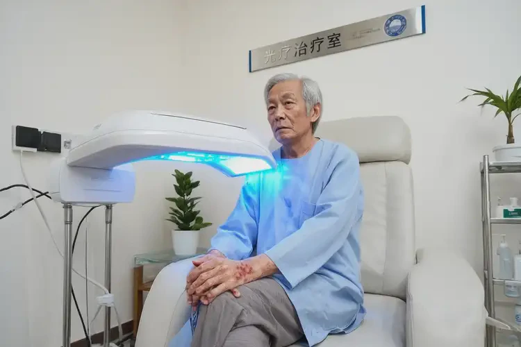 老年人小腿上出現(xiàn)濕疹不管它會自己自愈嗎(圖1)