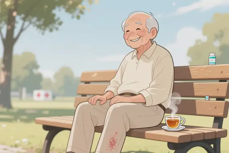 高齡老人小腿偶爾起濕疹能徹底自愈嗎(圖2)