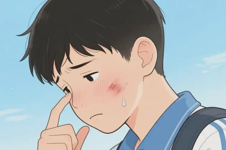 中學(xué)生臉上經(jīng)常起濕疹不管它會自己好嗎(圖3)