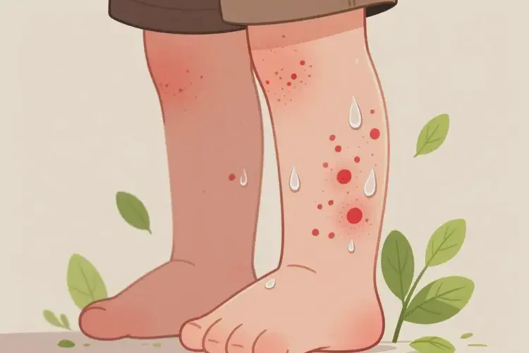 兒童小腿容易起濕疹不管它會(huì)自己痊愈嗎(圖3)