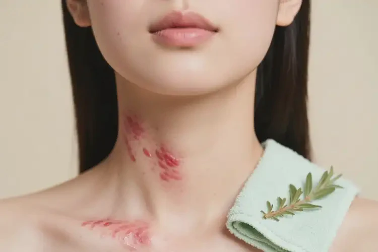 女生脖子上容易長(zhǎng)濕疹能夠徹底治愈嗎(圖2)