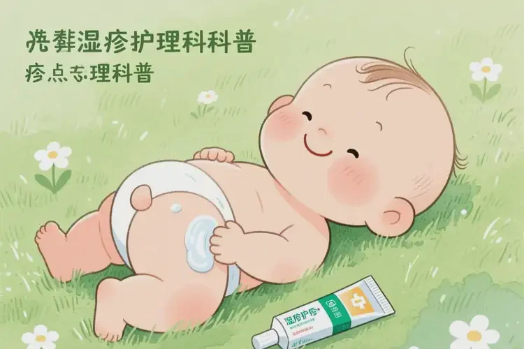 儿童屁股上出现湿疹不管它会自己自愈吗(图1)