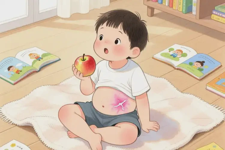 孩子肚子出濕疹能靠自己自愈嗎(圖2)