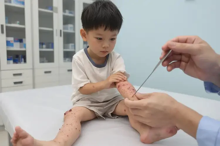 小兒四肢偶爾長濕疹能夠徹底治愈嗎(圖4)