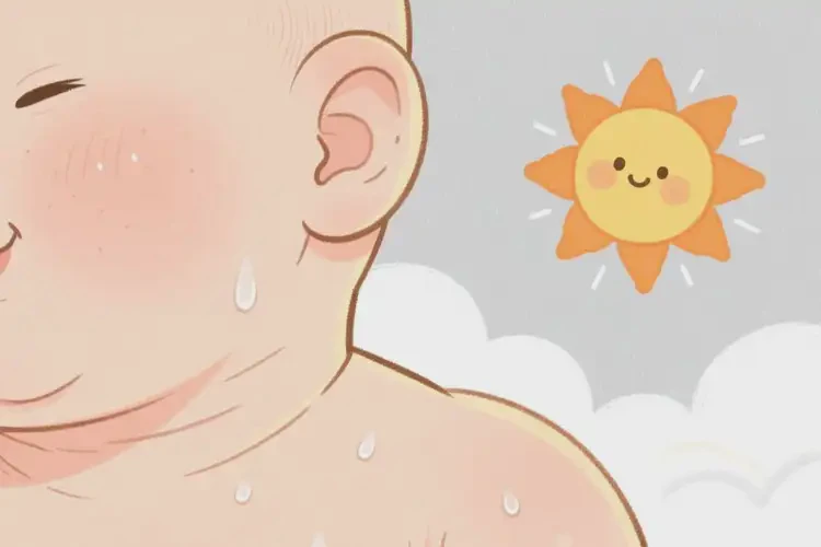 新生兒脖子長濕疹能徹底自愈嗎(圖1)