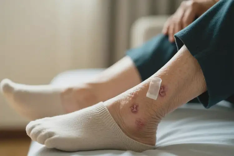 高龄老人脚上偶尔长湿疹能够彻底治愈吗(图2)