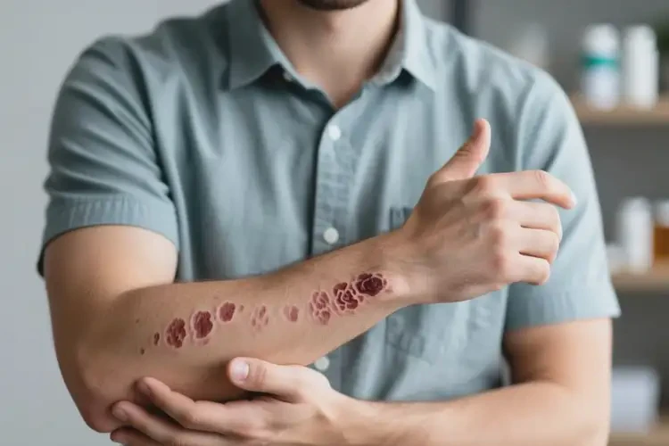 男人身上经常起湿疹不管它会自己好吗(图2)