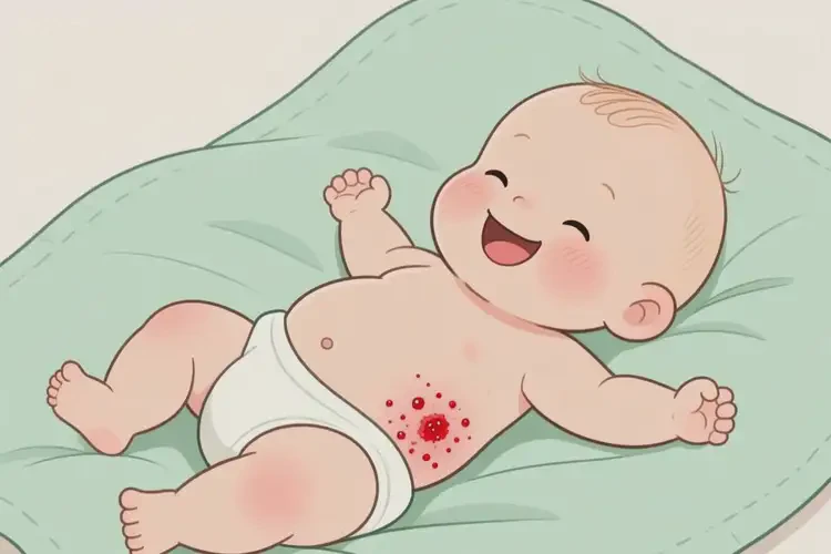 寶寶屁股容易長(zhǎng)濕疹可不可以徹底自愈(圖1)