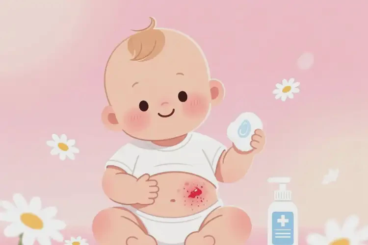 寶寶肚子長濕疹不管它會自己痊愈嗎(圖4)