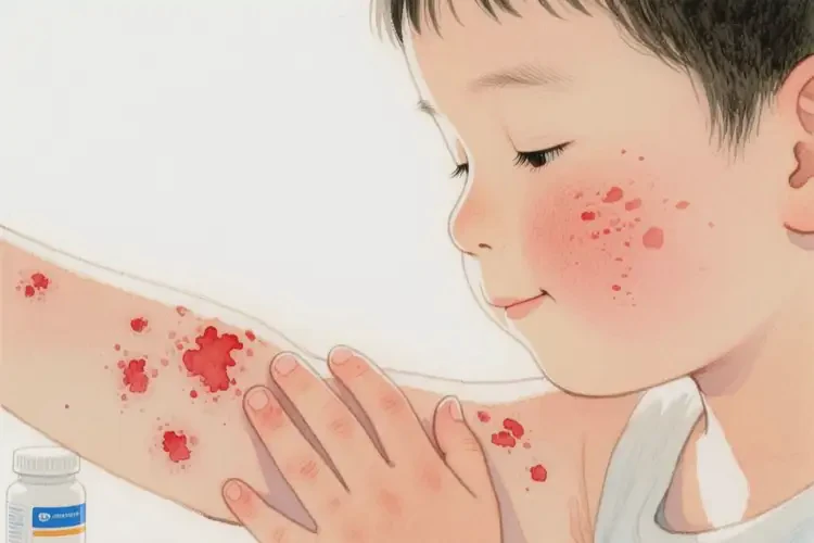 小兒手臂上起濕疹能靠自己自愈嗎(圖4)