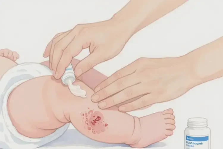 新生兒大腿容易長濕疹能夠徹底治愈嗎(圖1)