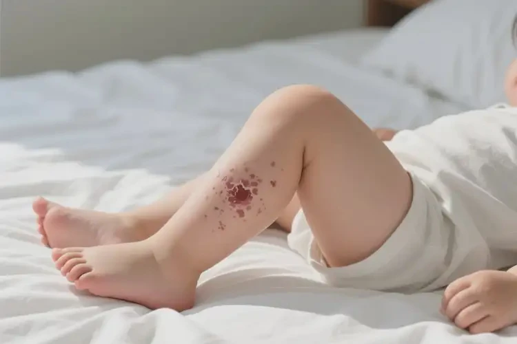 小孩小腿上長濕疹不管它會自己痊愈嗎(圖3)