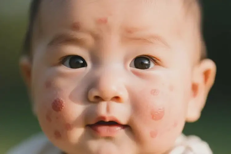 嬰幼兒臉上偶爾長(zhǎng)濕疹可不可以徹底自愈(圖4)