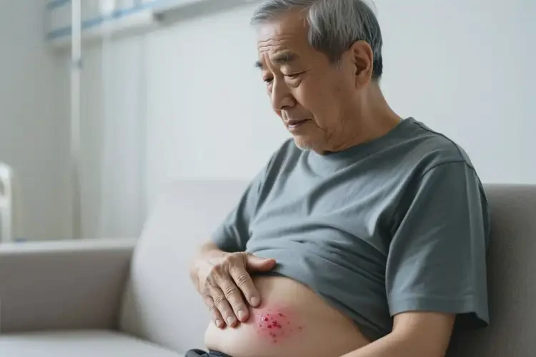 老年人肚子上偶爾長濕疹不管它會自己痊愈嗎(圖4)