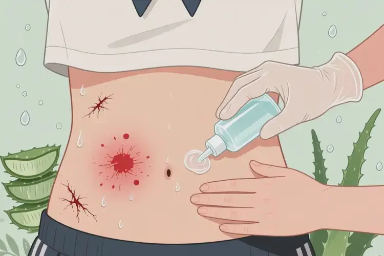 大學(xué)生肚子上出現(xiàn)濕疹能夠徹底治愈嗎(圖3)