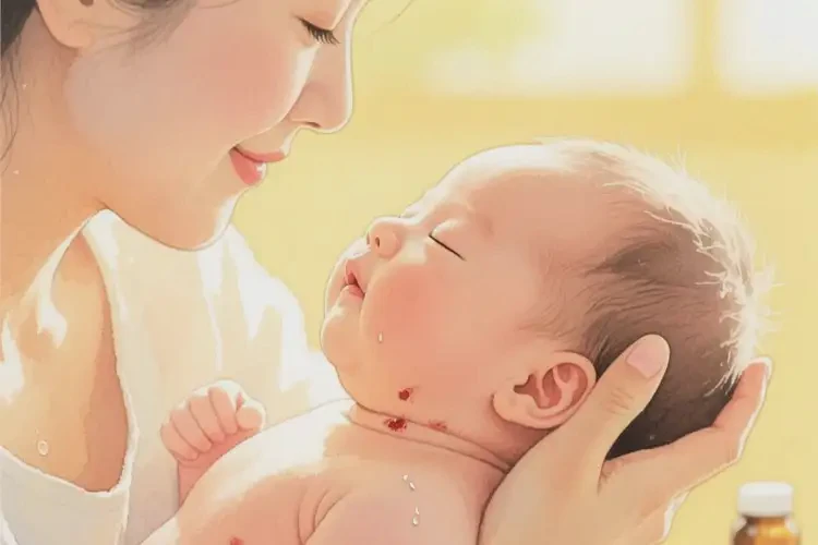 新生兒脖子容易長濕疹不管它會自己痊愈嗎(圖3)