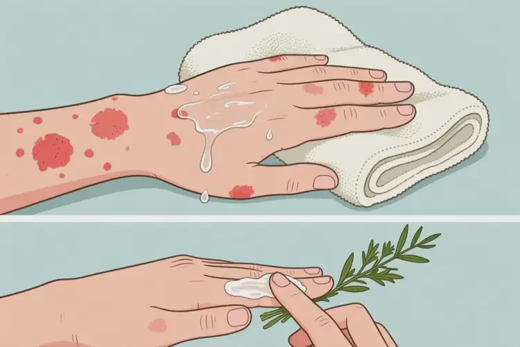 女人手上經(jīng)常起濕疹能不能徹底自愈(圖3)