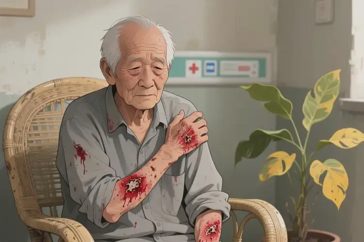 老人全身長濕疹能靠自己自愈嗎(圖4)