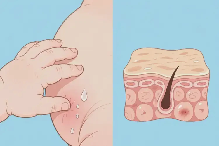 嬰兒肛周容易起濕疹不管它會自己痊愈嗎(圖3)