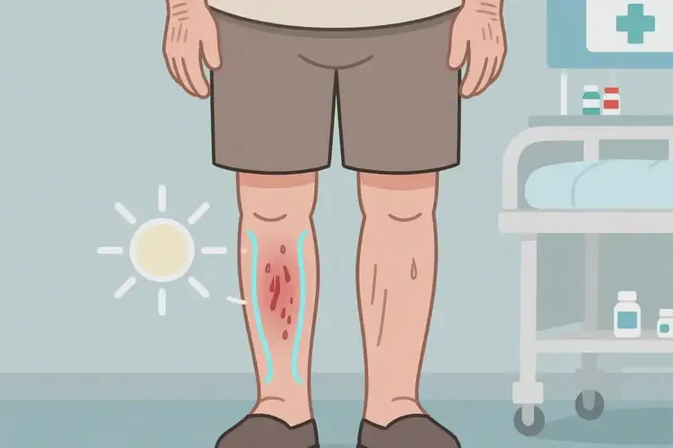 老年人小腿出現(xiàn)濕疹能不能徹底自愈(圖1)