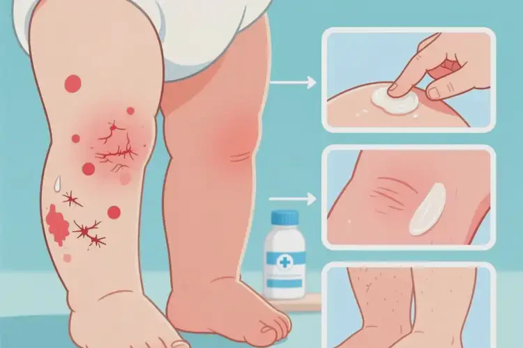 嬰幼兒小腿經(jīng)常起濕疹能夠徹底治愈嗎(圖1)