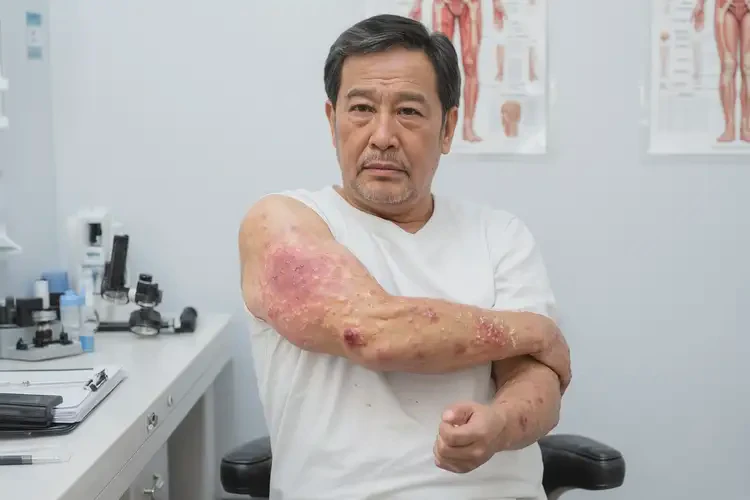 男生四肢出濕疹能靠自己自愈嗎(圖4)