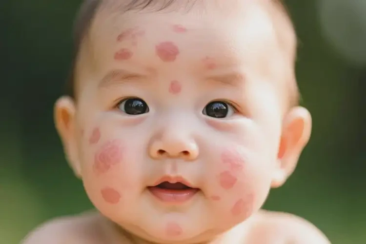 嬰幼兒臉上偶爾長(zhǎng)濕疹可不可以徹底自愈(圖3)