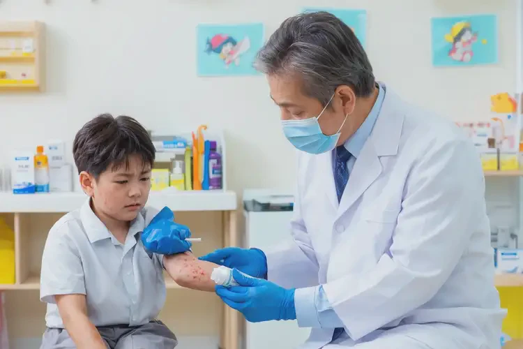 小學生臉上容易長濕疹可以徹底自愈嗎(圖3)