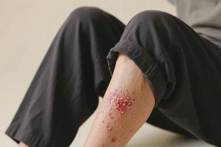 老年人大腿偶爾長濕疹不管它會自己好嗎(圖4)