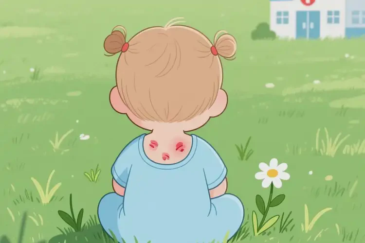 幼兒脖子上出現(xiàn)濕疹能不能徹底自愈(圖3)