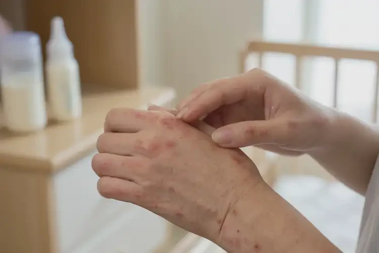 哺乳期媽媽手上偶爾起濕疹不管它會(huì)自己痊愈嗎(圖4)