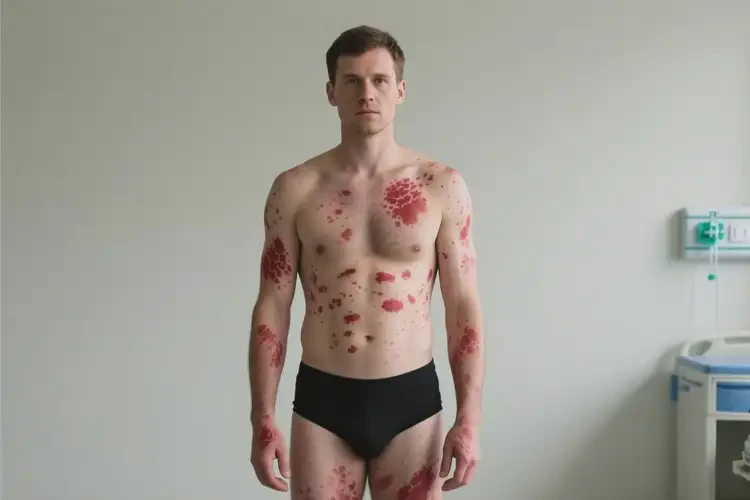 男性全身出現(xiàn)濕疹不管它會(huì)自己痊愈嗎(圖3)