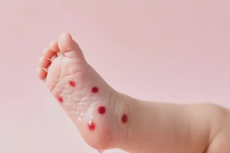 嬰兒腳上經(jīng)常長濕疹不管它會自己痊愈嗎(圖3)