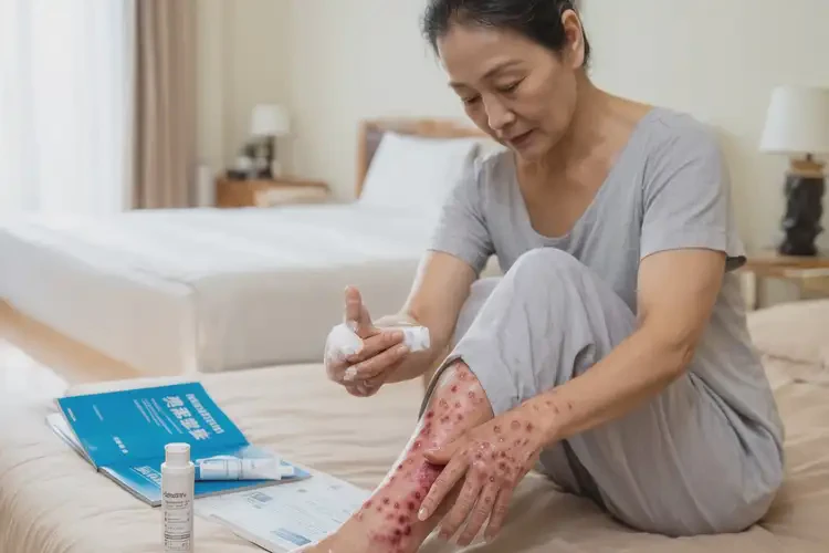 女人腳上偶爾起濕疹不管它會自己痊愈嗎(圖2)