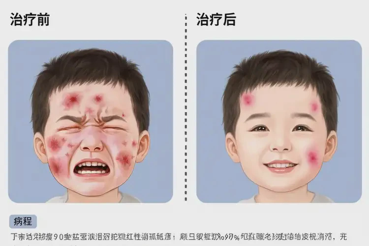 少兒面部有濕疹能夠徹底治愈嗎(圖4)