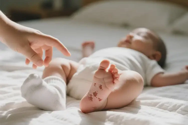 寶寶腳上有濕疹不管它會自己好嗎(圖1)