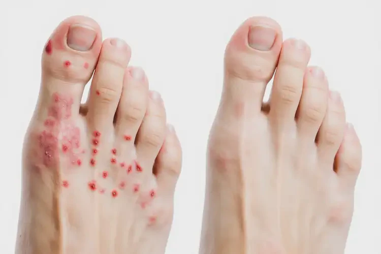 男人腳上容易長濕疹可不可以徹底自愈(圖3)