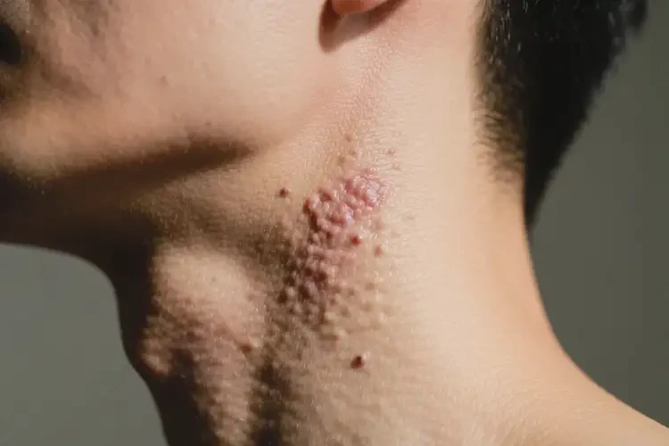 男人脖子出現(xiàn)濕疹可以徹底自愈嗎(圖3)