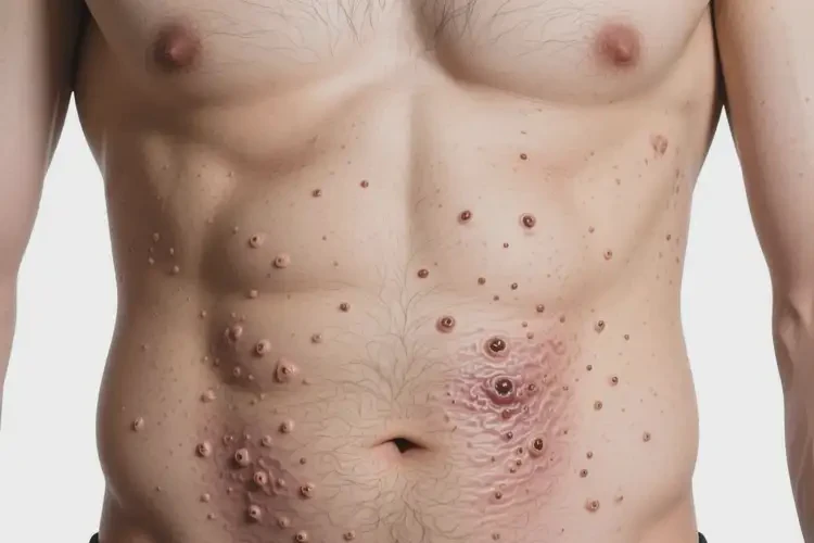 男性肚子上出現(xiàn)濕疹能徹底自愈嗎(圖3)