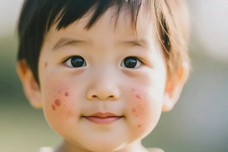 小孩臉上起濕疹能徹底自愈嗎(圖3)