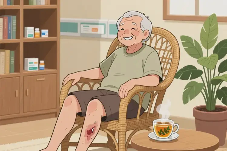 老人小腿上長濕疹能徹底自愈嗎(圖2)