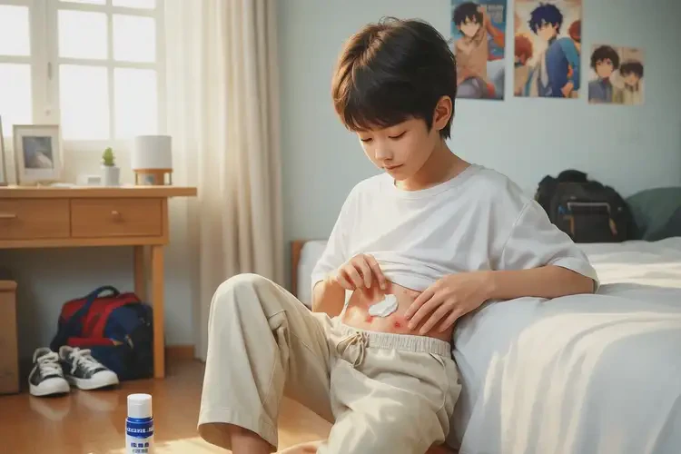 青少年肚子经常长湿疹能不能彻底自愈(图2)