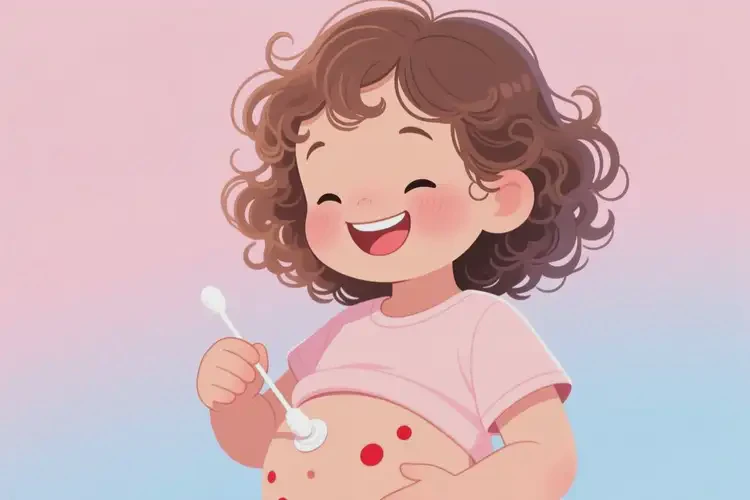 孩子肚子有濕疹能夠徹底治愈嗎(圖1)