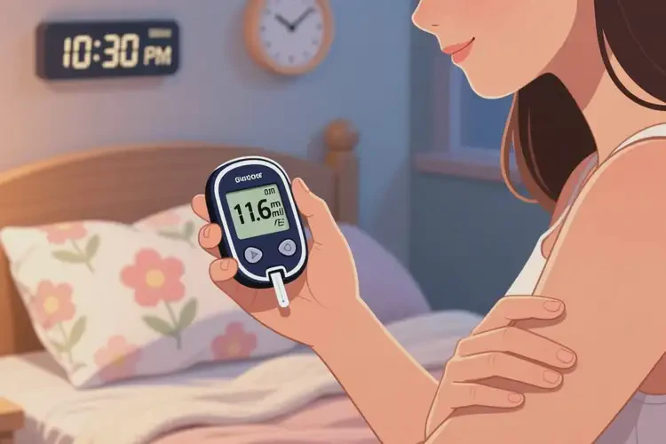 女性睡前血糖11點6是糖尿病嗎(圖1)