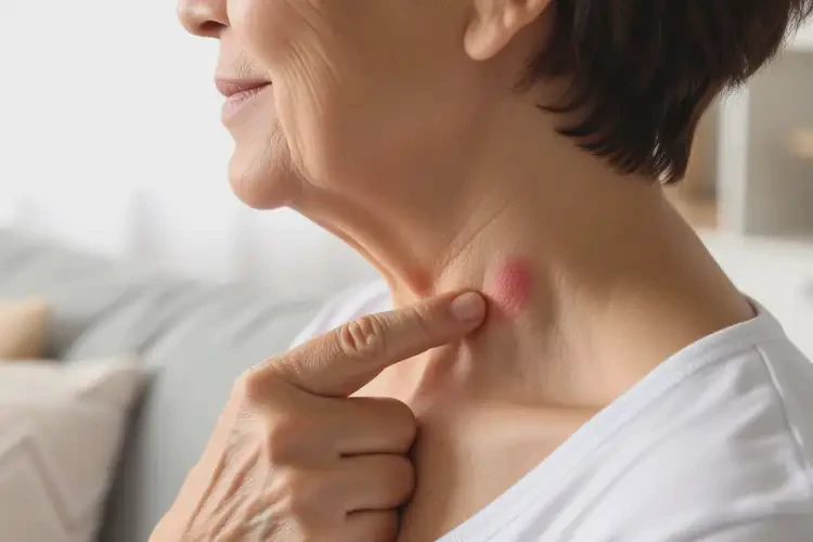 老年人脖子上起濕疹能夠徹底治愈嗎(圖3)