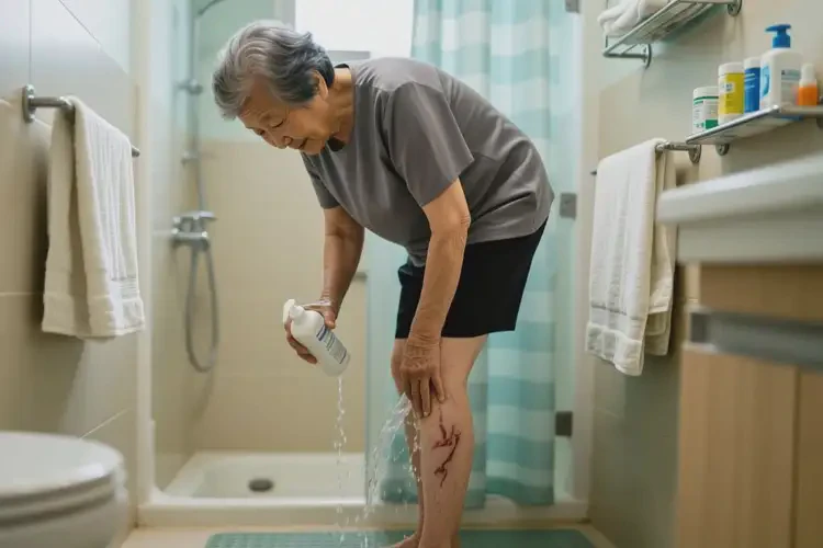 老年人大腿上經(jīng)常長濕疹不管它會自己好嗎(圖1)