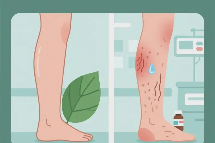 女人小腿經(jīng)常起濕疹可以徹底自愈嗎(圖4)