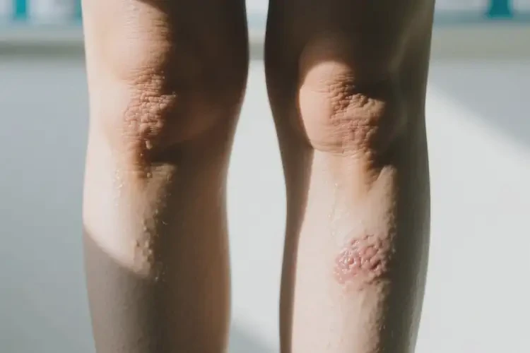 女人小腿長濕疹能徹底自愈嗎(圖2)