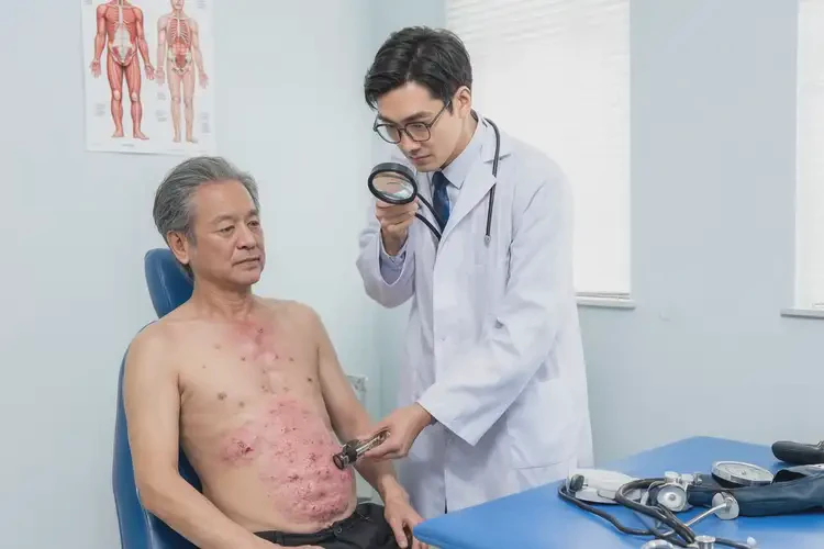 男人肚子經(jīng)常長濕疹不管它會自己自愈嗎(圖3)