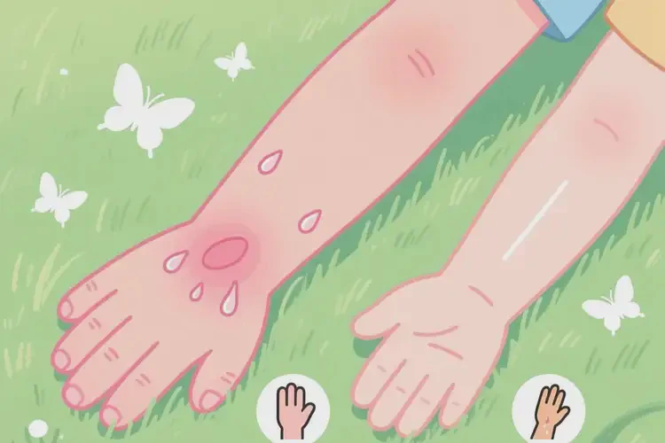 少儿手臂上有湿疹不管它会自己好吗(图3)